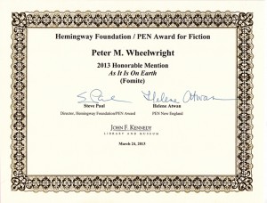Hemingway Award sm